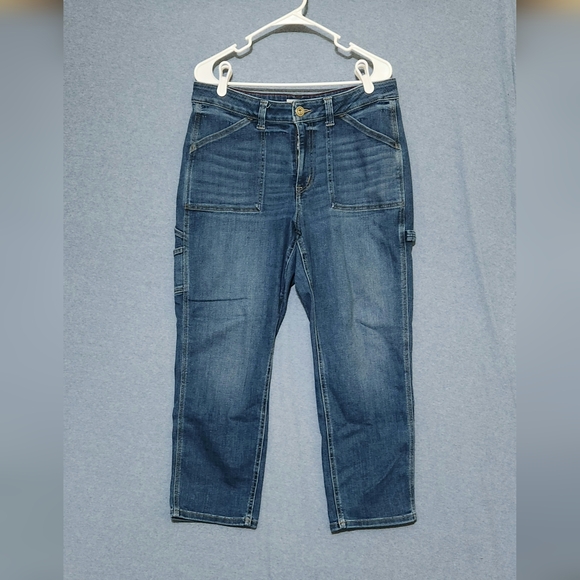 Edgely Denim - Edgely Slim Straight High Rise Jeans. Size 14